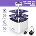 Ruff 'n Ruffus Cat Drinking Water Fountain with 3 FREE Filters + FREE Silicone Mat + FREE Handheld Toy | 2-Liter Automatic Water Dispenser with 3 Flow Settings | Durable Pump & Easy Cleaning