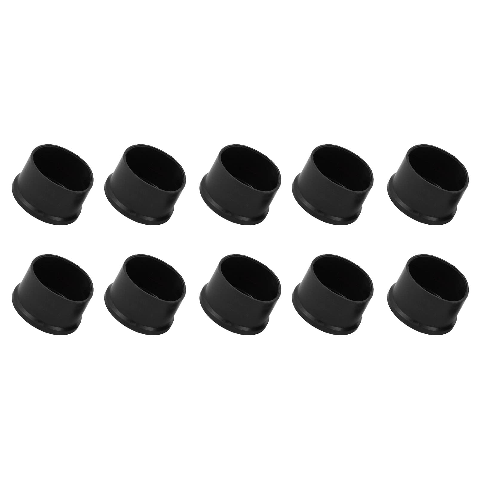 METALLIXITY Chair Leg End Cover (50mm Dia) 12Pcs, Rubber Furniture Feet Caps Floor Protector - for Sofa Table Patio Chairs, Black