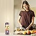 Portable Juicer Blender, Beckool Travel Personal USB Mixer Juice Cup with Updated 6 Blades and More Powerful Motor, 13Oz Water Bottle, 4000mAh Rechargeable Battery-Purple