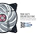 Cooler Master MasterFan Pro 120 Air Balance RGB- 120mm Hybrid RGB Case Fan, 3 In 1 with RGB LED Controller, Computer Cases CPU Coolers and Radiators