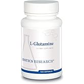 Biotics Research L Glutamine, Gastrointestinal Health, Gut Lining Support, Optimal Muscle Support, Lean Muscle, Antioxidant Activity, Free Form Amino Acid. 180 Capsules
