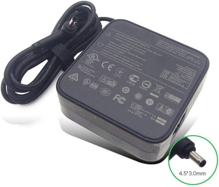 19V 4.74A 90W 4.5 X 3.0mm Laptop Power Supply Compatible with Asus ZENBOOK UX51V U500V U500V B43V ADP-90YD B EXA1202XH EXA1202YH Notebook AC Adapter Charger
