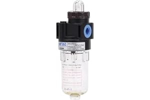 AIRVEXALON Compressed Air Line Lubricator Airtac AL2000 1/4'' NPT 0-145 Psi Oil for Pneumatic System Source Treatment