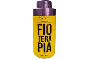 Royco Professional Fioterapia Brazilian Keratin Treatment - 16.9oz Organic Hair Smoothing, Straightening and Nourishment with Coffee Extract for Hair Treatment