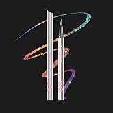JUR MORNIER Chameleon Liquid Eyeliner, Liquid Glitter Eyeliner, Highly Pigmented, Metallic MultiColor Shifting waterproof Eyeliner, Ultra-Fine Tip, Longwearing, Smudge-proof, #102