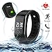 Heart Rate Fitness Tracker Smart Bracelet Wristband Watch Call Remind SPO2H Sleep Monitor Calorie Counter Pedometer Sport Activity Tracker OLED Touch Screen for Android IOS