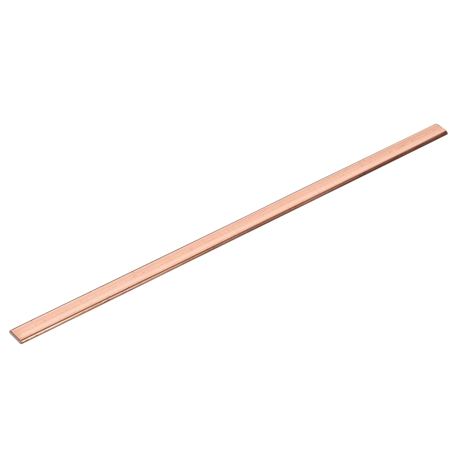 Photo 1 of uxcell Copper Flat Bar, 1/16" Thickness x 3/8" Width x 10" Length Copper Bus Bar Stock Plate Mill for Electrical (1.5mm x 10mm x 250mm)