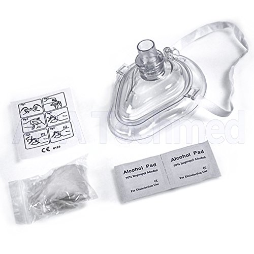 image for ASATechmed Medical CPR Rescue Mask, Adult/Child Pocket Resuscitator, H
