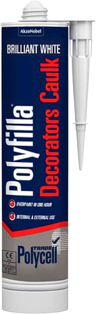 Polycell Decorators Caulk White 380ml PLCTC380 Polycell