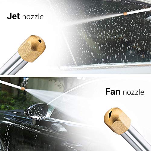 windaze Pressure Power Washer Spray Nozzle,Garden Hose Wand for Car Washing and High Outdoor Window Washing