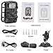 XIKEZAN 1080P HD Trail & Game Camera,12MP Mini Night Vision Wildlife Camera with Time Lapse & 2.4