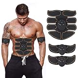 ABS Stimulator Ultimate Muscle Toner, EMS Abdominal Toning Belt for Men and Women,Office, Home Gym Fitness Equipment