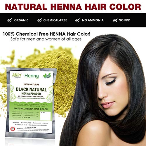 Allin Exporters Black Henna Hair Color 100 Organic And Chemical