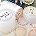 Soap Making Supplies Materials Stickers - Chawoorim 6type Circle Pastel Paper Stickers Labels Wrapping Tape Tags cards handmade Craft Soap Wrapping Paper Sticker