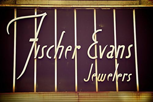 Vintage Jewelry Store Sign Photo, Diamonds and Pearls, Retro Home Decor