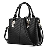 LoZoDo Women Tote Shoulder Bags Top Handle Satchel Handbags PU Leather Purse Crossbody Bag