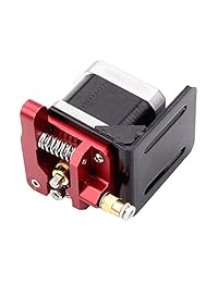 HONG111 Aluminum MK8 CR 10 Extrusora de alimentación de repuesto actualizado, impresora 3D extrusores accesorios parte para Creality CR 10 CR 10S CR 10 S4 CR 10 S5 (0.069 in, 0.118 in, rojo)