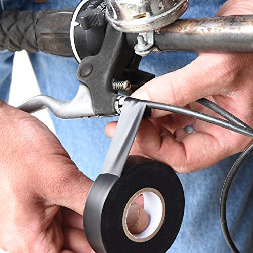 image for Gaffer Power Black Electrical Tape - Black Vinyl Electric Tape (10 Pac