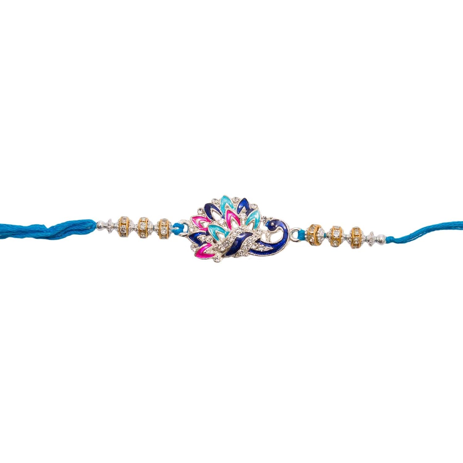 elegant floral rakhi/band for beloved brother