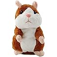 BestLand Plush Interactive Toys PRO Talking Hamster Repeats What You Say Electronic Pet Chatimals Mouse Buddy for Boy and Girl, 5.7 x 3 inches