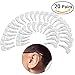 NUOLUX Eyeglasses Anti-Skid Ear Pads Ear Hook 20 Pairs (Transparent)
