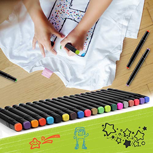 3 Fabric+Markers+Permanent+Graffiti+T+Shirts