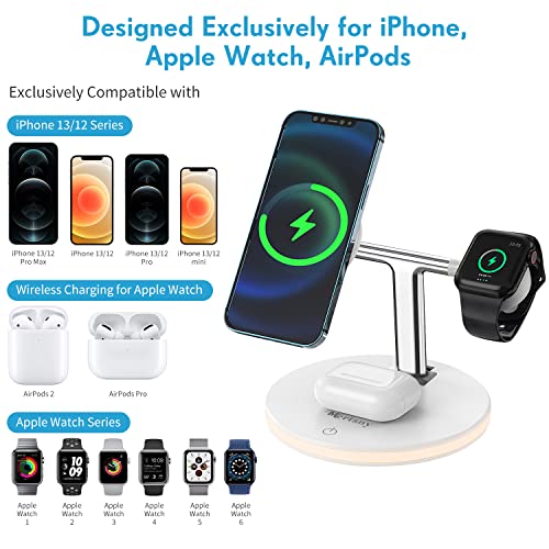 3 in 1 Wireless Charger, Mersuii Wireless Charging Station