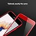 Ayunhao Red iPhone 7 Plus Screen Protector,0.26mm 3D Full Coverage Anti Blu Ray Premium 9H Anti Scratch Tempered Glass for Apple iPhone 7 Plus 5.5