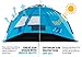 EVOCREST Easy Setup Beach Tent - Large Beach Cabana Sun Shelter with UPF 50+ Protection - Portable & Lightweight