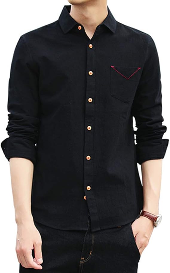 Amazon Fanessy シャツ メンズ チ オックスフォードシャツ 長袖 シャツ ボタンダウン ワイシャツ カジュアル スポーツ 長袖 オシャレ 無地 春 夏 秋 冬 シャツ 通販