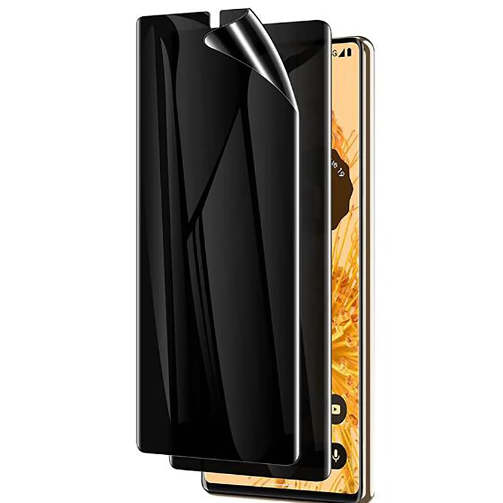 Foebxxs [2Pack] Privacy Hydrogel Screen Protector for Google Pixel 7, Upgraded Non-breakable Flexible TPU Protective Film [NOT Glass][Case Friendly][Anti Scratch][Anti-Spy]