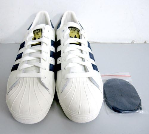 Amazon Co Jp Adidas アディダス Superstar スーパースター 80s ヴィンテージ デラックス Vintage Deluxe B 28 5cm ホワイト ネイビー スポーツ アウトドア