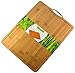 Chef Essential Extra Large Thick Bamboo Cutting Board, 18x12 with Drip Groove and Handle