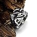 FANSING Jewelry Men's Stainless Steel Punk Dragon Claw Rings