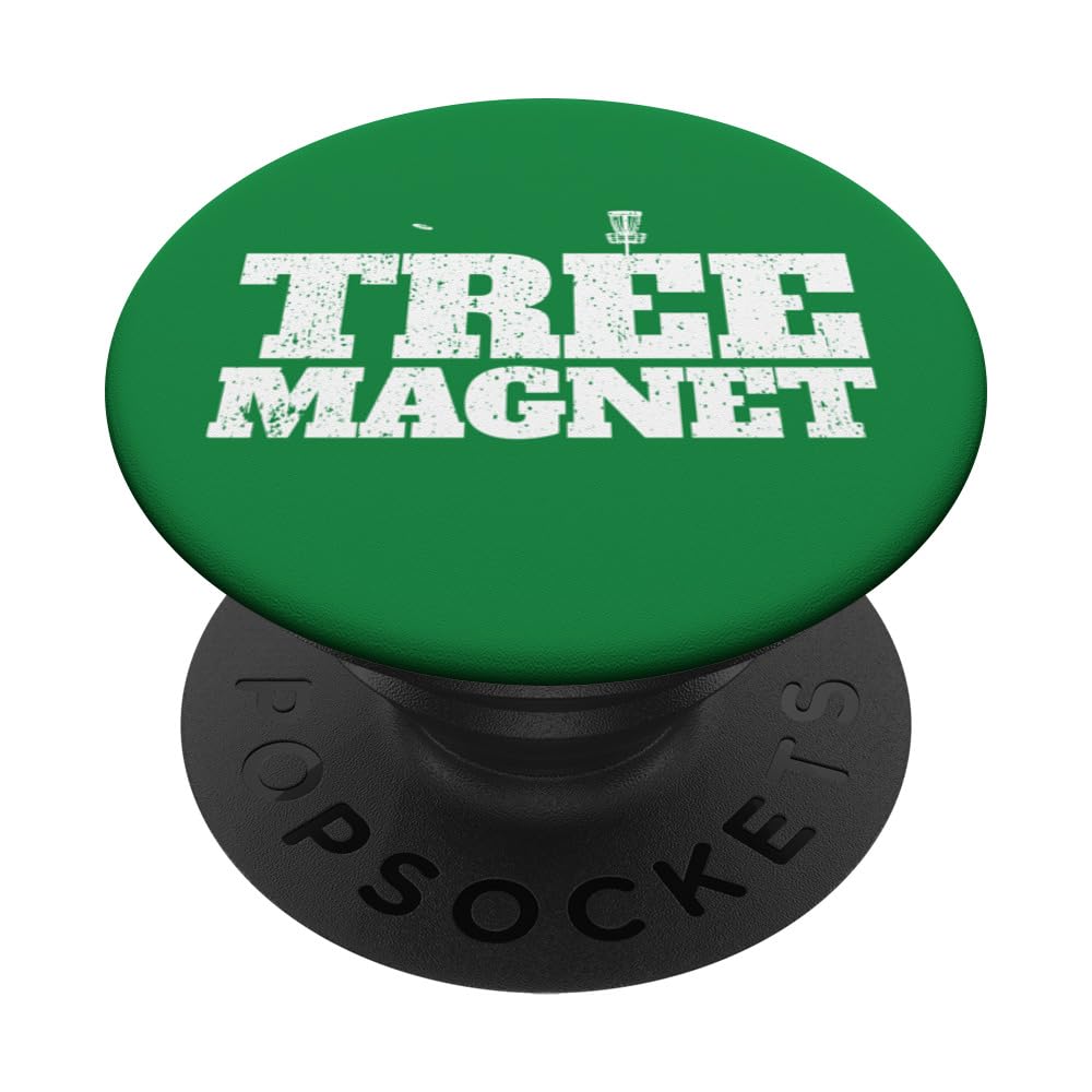Disc Golfer - Tree Magnet - Disc Golf Player PopSockets Swappable PopGrip