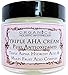 AHA FACE CREAM Refining Face Cream with Glycolic Acid, Latic Acid, Citric Acid, Malic and Tartaric Acids Plus Antioxidants Improves Tone, Texture, Clarity, Lines and Wrinkles Facial Moisturizer 2.5 OZ Jar