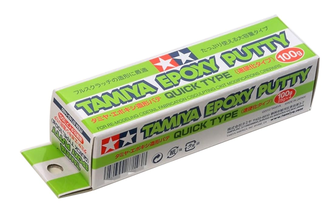 タミヤ メイクアップ材シリーズ No.143 エポキシ造形パテ(速硬化タイプ) 100g 模型用素材 87143商品画像