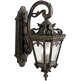 Bailey Street Home 3 Light Outdoor Wall Mount 29 inches Tall by 11.75 inches Wide-Londonderry Finish Traditional Outdoor Wall