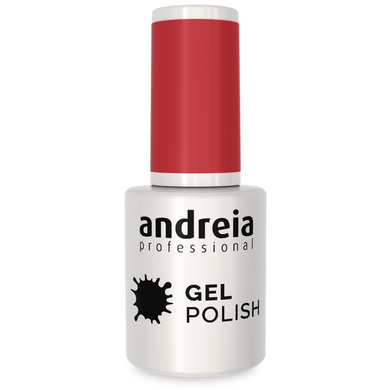 Andreia Semi-Permanent Nail Gel Polish for UV/LED Lamp - Intense Shine and 4 weeks Lasting Manicure Nail Gel Varnish - Colour 227 Dark Rose Pink - Shades of Red 10.5 ml