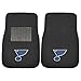 FANMATS 17190 St. Louis Blues 2-Piece Embroidered Team Logo Car Mat Set, Front Row Automotive Floor Mats