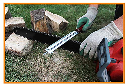 Senrob 8 Pcs Chainsaw Sharpener Kit Set Chain Parts for 5/32”,3/16”,7/32” Sharpening & Filing All Brand Chainsaws Blades - Thumbnail 7