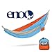 ENO, Eagles Nest Outfitters SingleNest Lightweight Camping Hammock, Powder Blue/Orange/Khaki