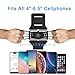VUP Running Armband [All Screen Friendly, Detachable & 360°Rotatable] for iPhone Xs Max/Xs/XR/8 Plus/7 Plus/6s Plus/6, Galaxy S10 Plus/ S9 Plus/ S8/ A8 Plus, Note 4/5/8/9, Google Pixel 3/2 XL-Black
