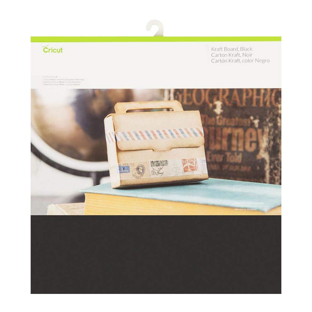 CRICUT KRAFTBOARD Black 12x12 (20)
