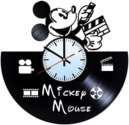 Mickey Mouse Disney Vinyl Record Wall Clock - Get unique of home room wall decor - Gift ideas for boys and men – Unique Art Design
