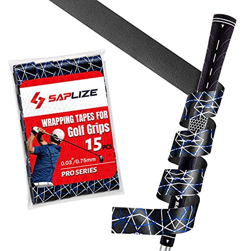 SAPLIZE Golf Grip Wrapping Tapes, 15Pack Tacky PU Overgrip Tapes, New