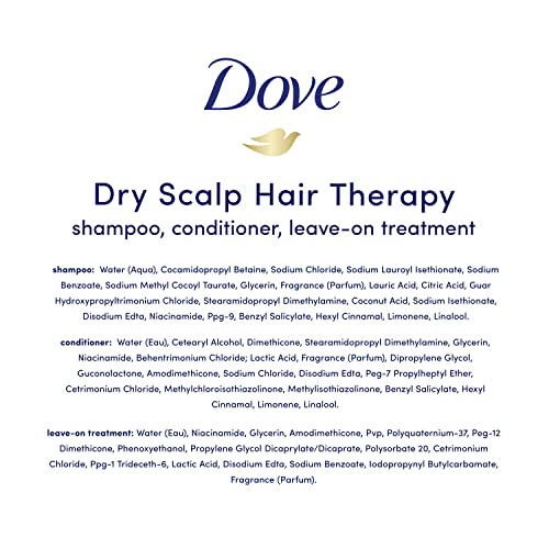 Dove Hair Therapy Regimen Hair Set for Dry Scalp Shampoo, Conditioner