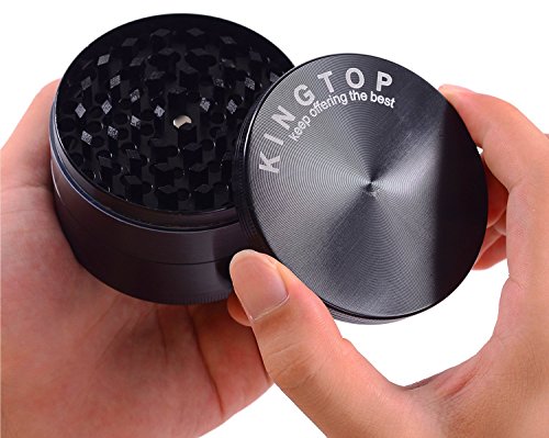 4 Kingtop+Spice+Grinder+Large+Black