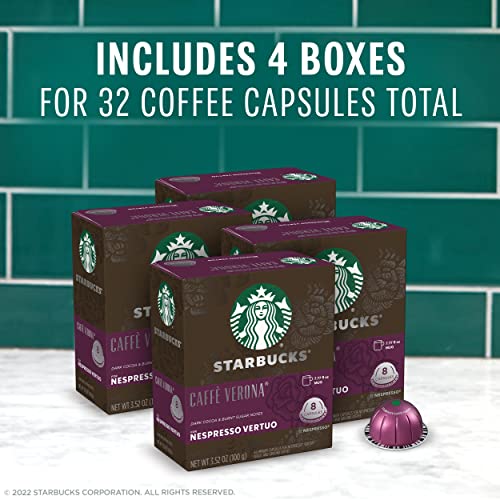 Starbucks by Nespresso Dark Roast Caffè Verona Coffee (32count single