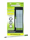Dixon Ticonderoga SenseMatic Plus Auto-Feed Mechanical Pencils, #2 HB, 0.7 mm Leads, 5-Pack (99995)